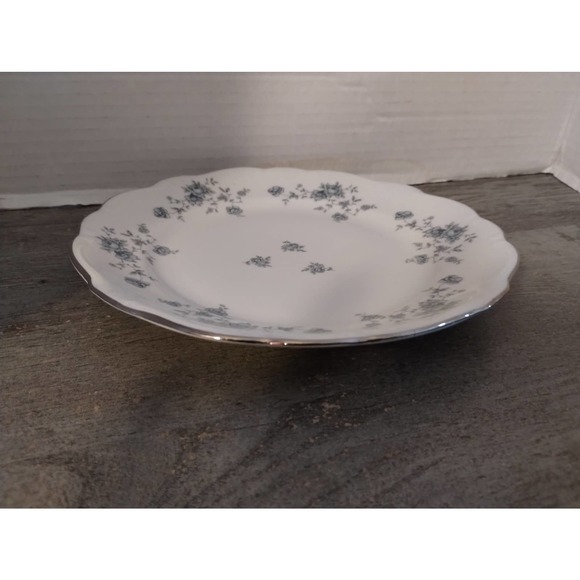 Johann Haviland Bavaria Germany Blue Garland China 7 3/4" Salad Plate - Picture 2 of 5